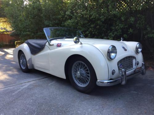 Dave and Janell Emberson 1957 Triumph TR3