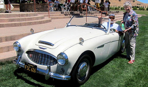 Elliott and Ginny Brown 1959 Austin Healey