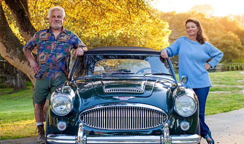 Harry and Irene Medzyk Austin Healey