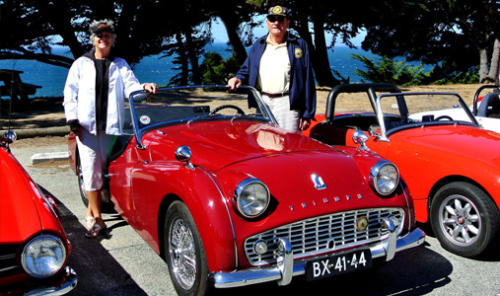 John and Phyllis Krischer Triumph TR3