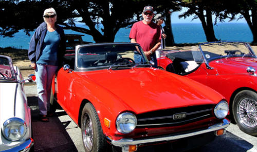 Mike and Carol Carroll Triumph TR6