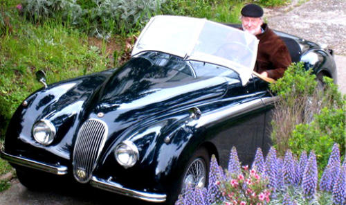 Pete and Nancy Bergman Jaguar XK120