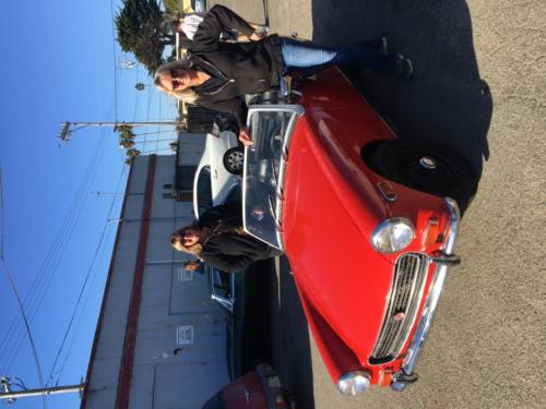 Rachel Hill; 1970 MG Midget