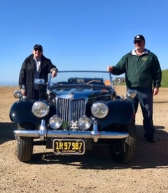 Steve and Vicky Kellogg; 1955 MGTF 1500