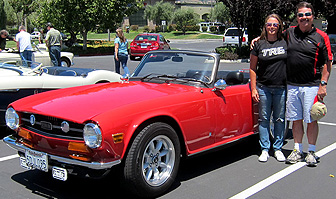 Vern  Judy Burditt; TR6