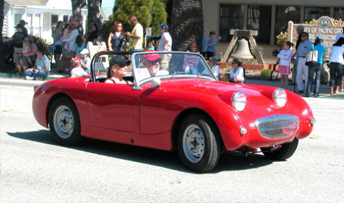 Wally Marilyn Walker; 1960 Austin Healey Sprite