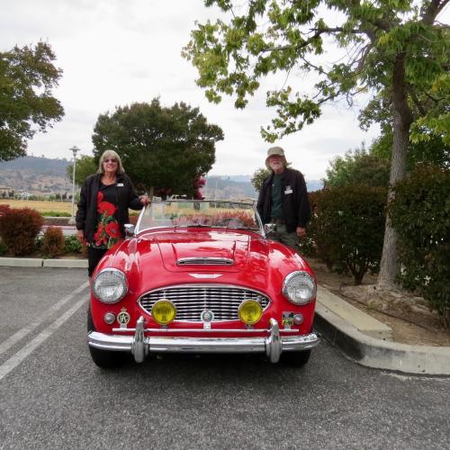 Elliott and Ginny Brown 1961  3000  Mark I   BT7  Austin Healey